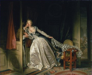 Jean Honoré Fragonard œuvres - Le baiser volé Rococo hédonisme érotisme Jean Honoré Fragonard
